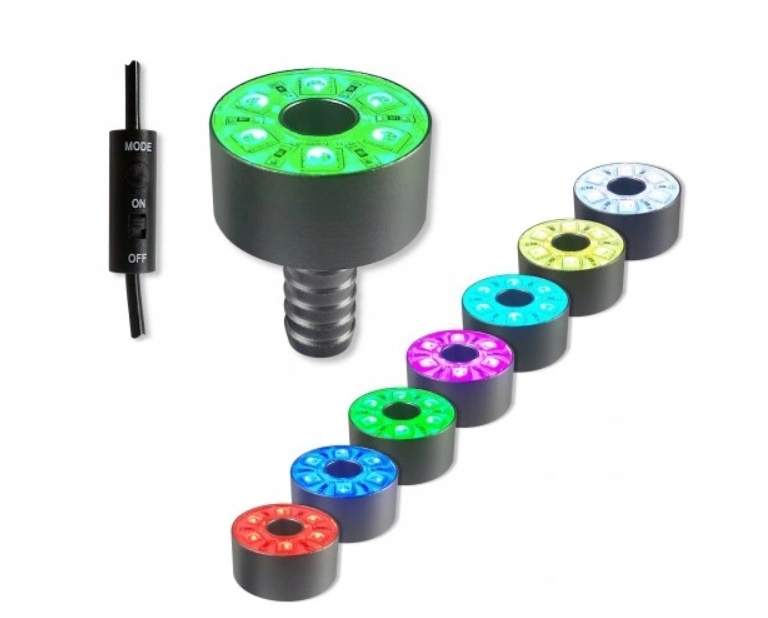 

Ring 6 Led Rbg Kamień Dysza Fontanna Oświetlenie
