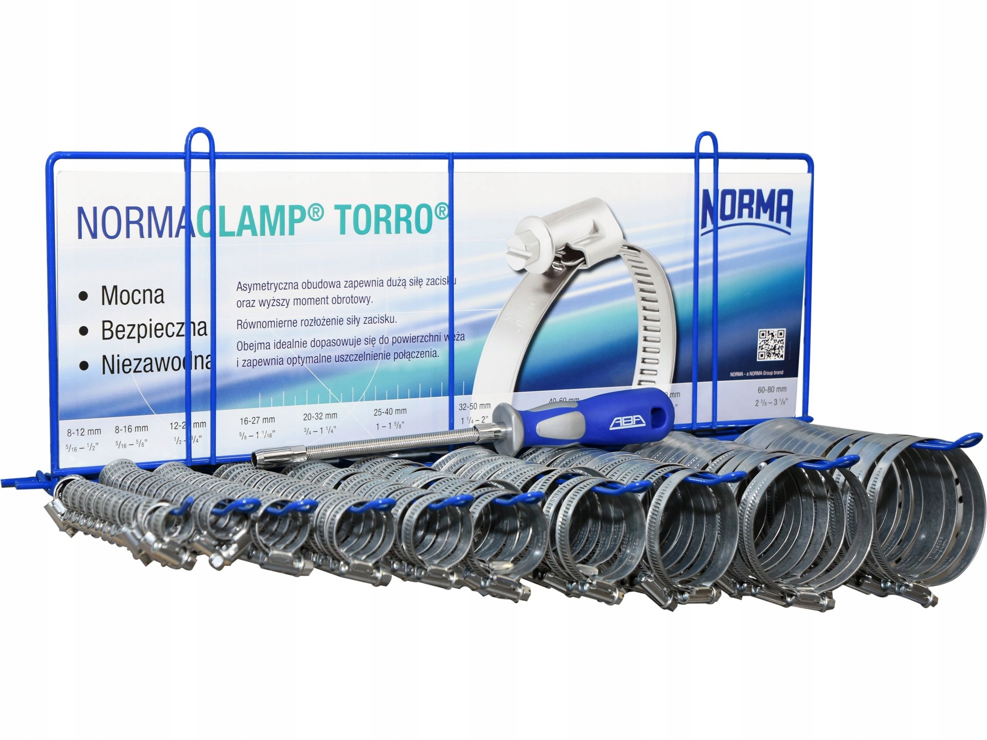 Zestaw Opasek Ślimakowych 365 Sztuk Stal Nierdzewna Z Wkrętakiem Sw 7