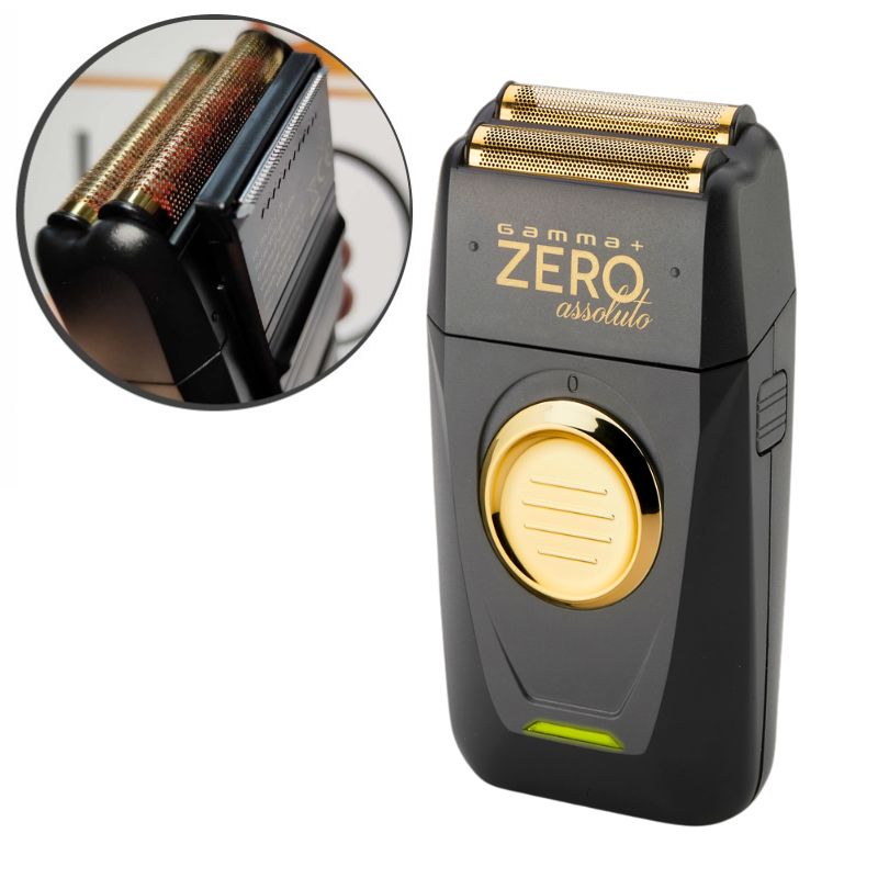 Holicí Strojek Gamma Piu Zero Absolute Shaver 2 x čepel zastřihovač