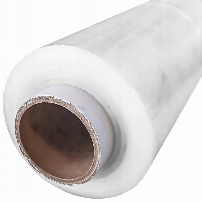 FOLIA STRETCH PRZEZROCZYSTA STRECZ 2,8KG NETTO 3KG TRANSPARENT BEZBARWNA