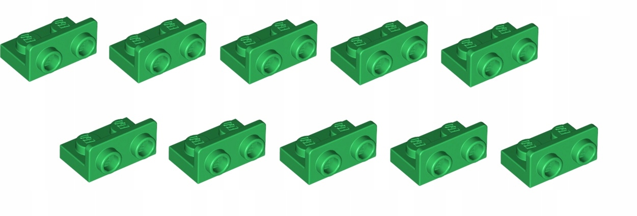 

Lego Płytka łamana 1x2 zielony 99780 - 10 szt
