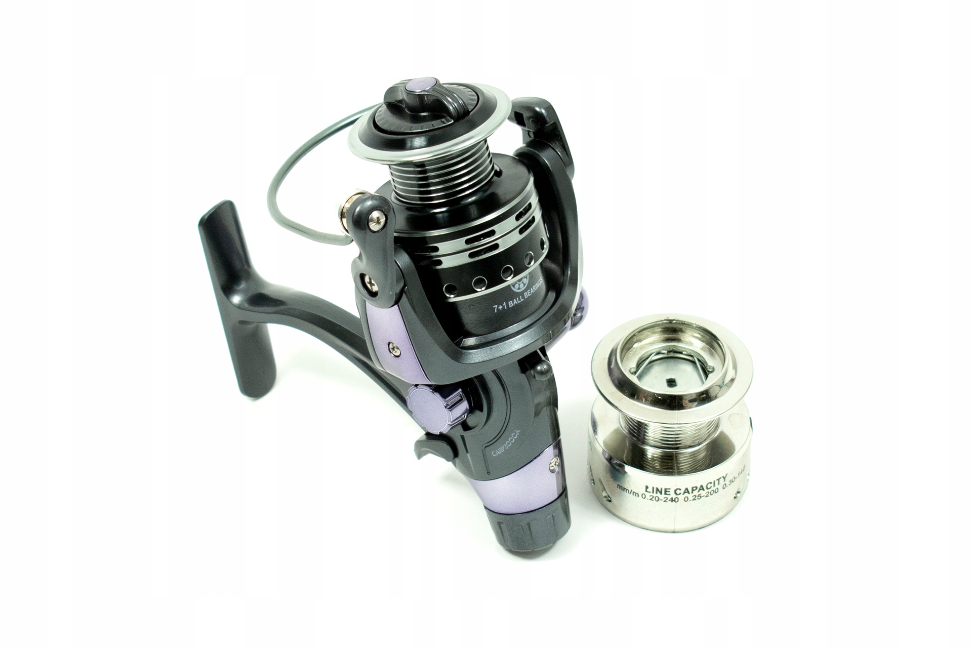 Gruntowy kołowrotek Rumpol Carp 3000A 7+1BB aluminiowa szpula zapasowa