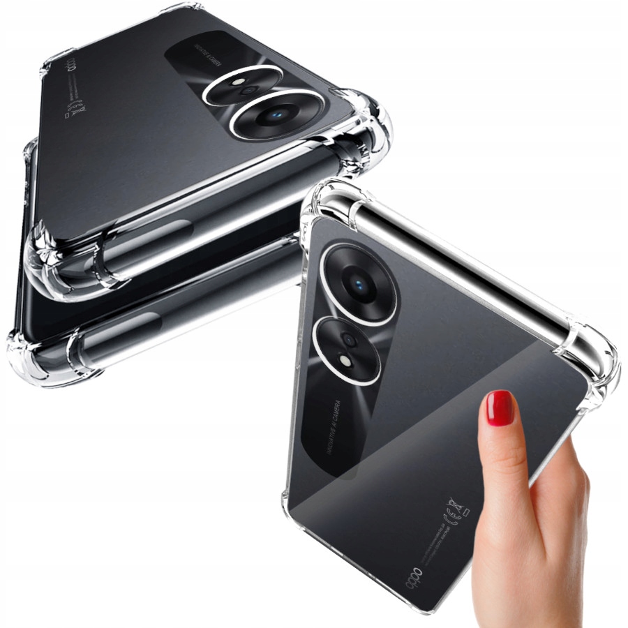 

Etui Pancerne Shock Clear Case Do Oppo A78 5G