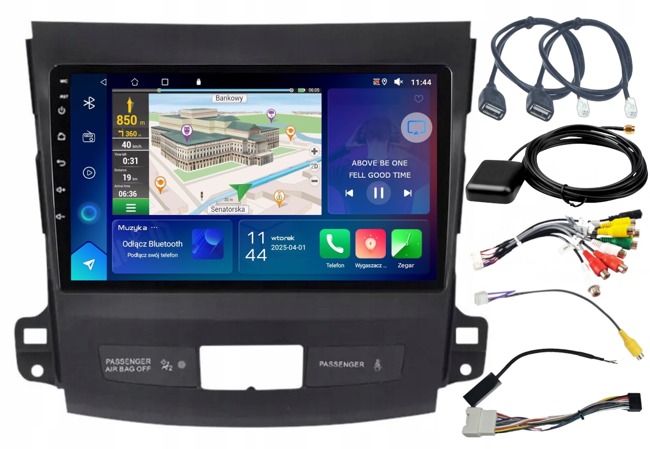 Autorádio Gps Peugeot 4007 2007-2012 Wifi Carplay Bt 2GB 64GB