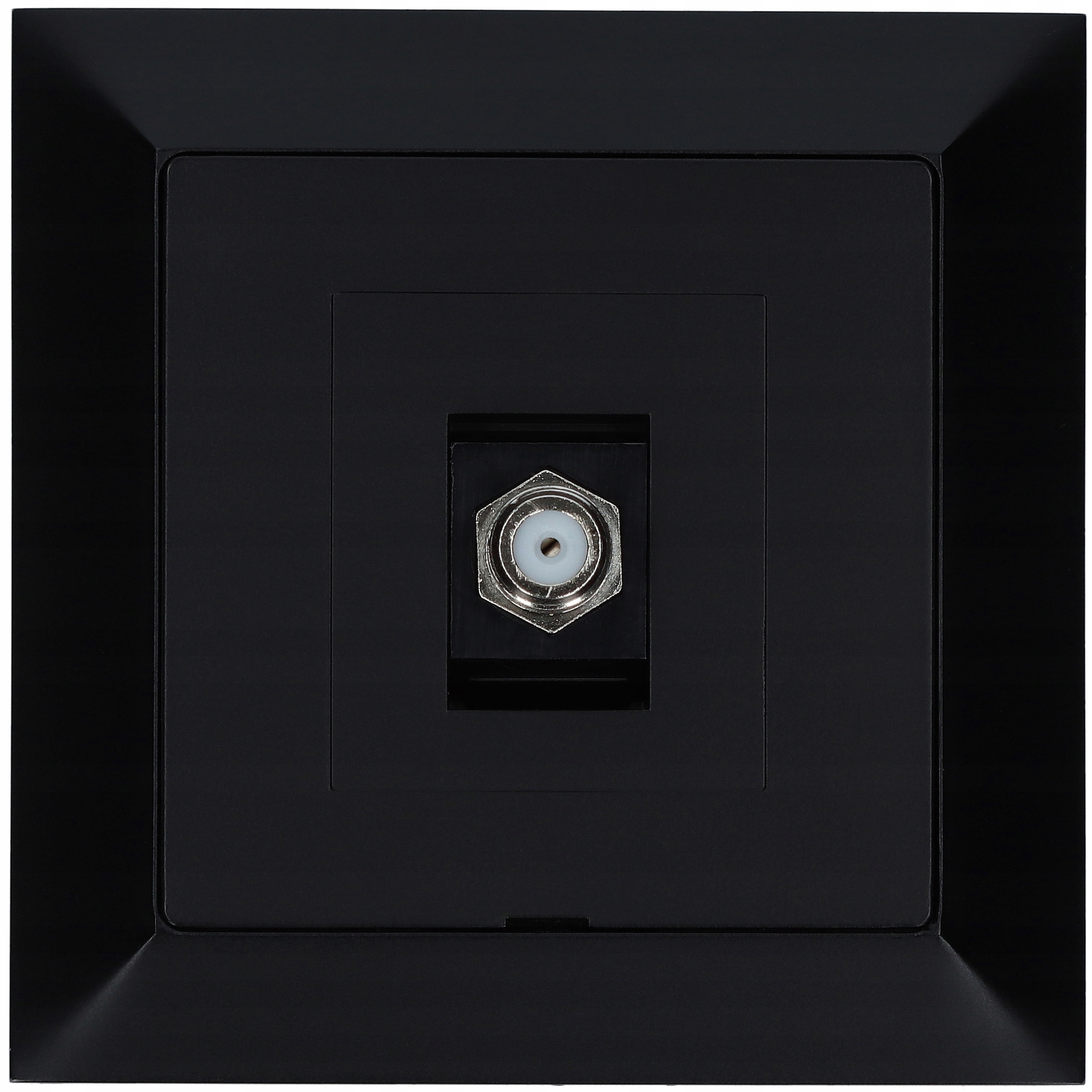 

Gniazdo antenowe typu F Premium czarny Mat