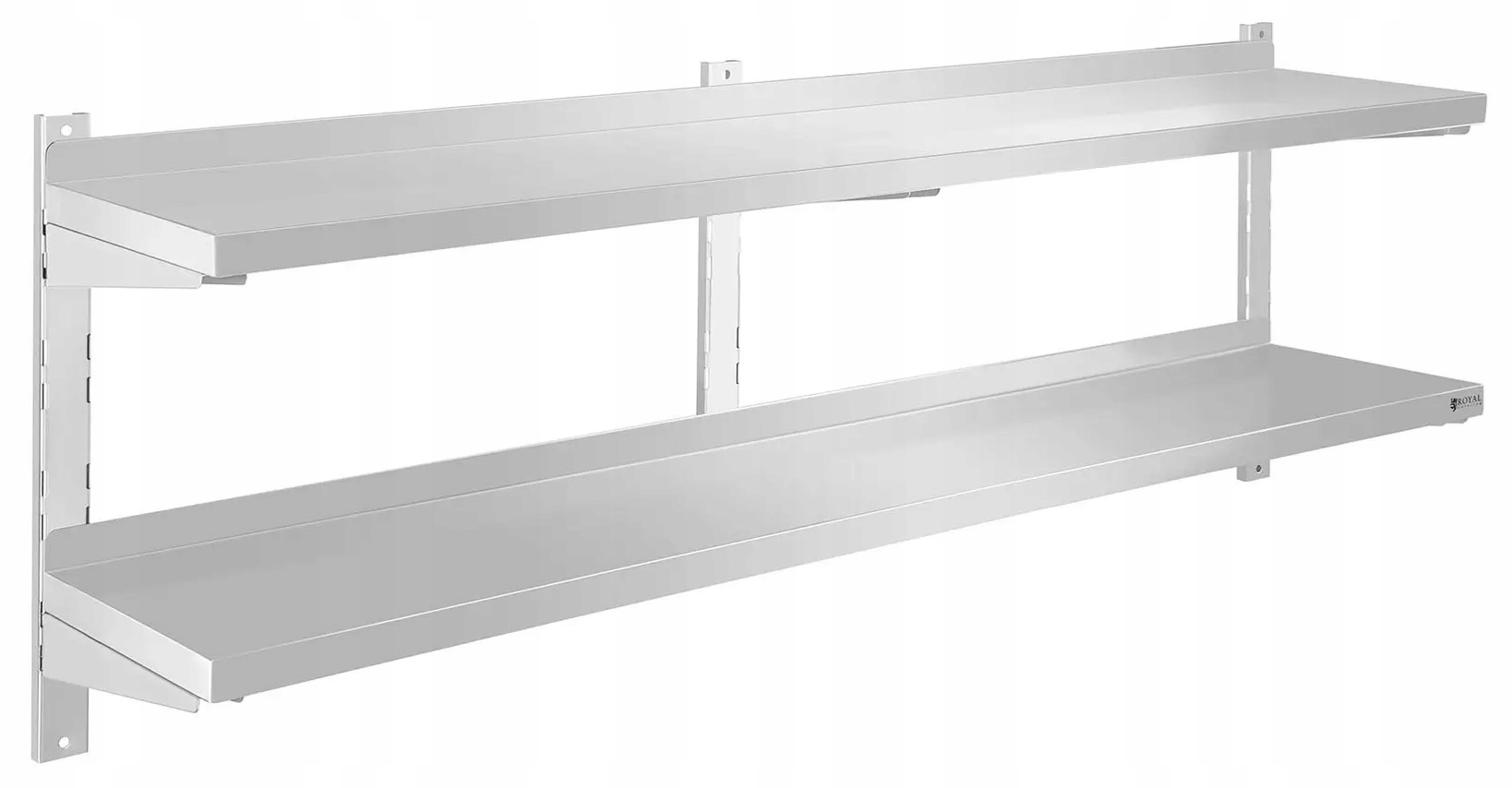 Závěsná police 2 desky 160 cm Royal Catering RCWR-160.2 10010362