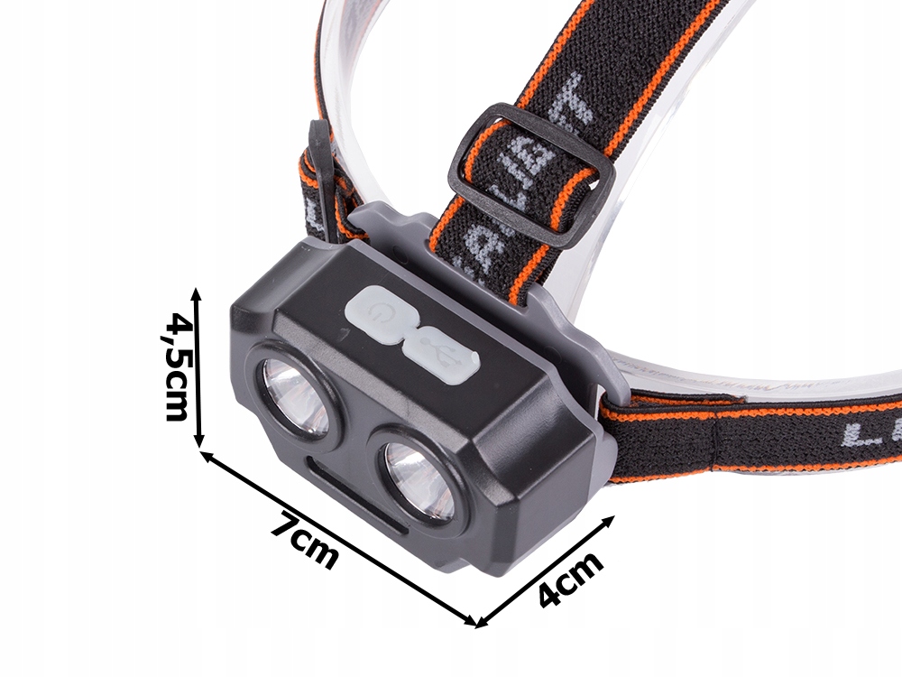 LATARKA CZOŁOWA CZOŁÓWKA LED XHP30 SMD AKUMUALTOR Model SQ-803