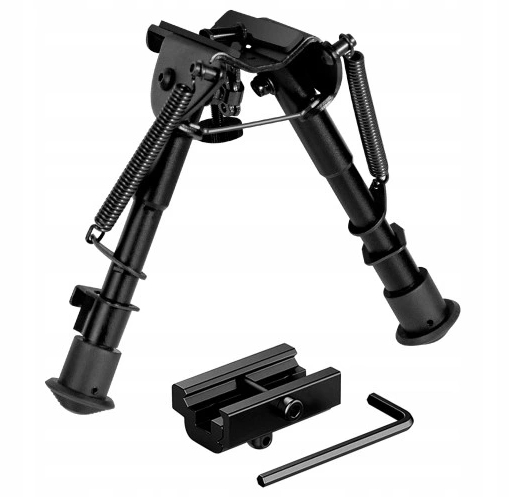 Bipod Dwójnóg Taktyczny Obrotowy 6-9" Adapter Ris Picatinny 22mm