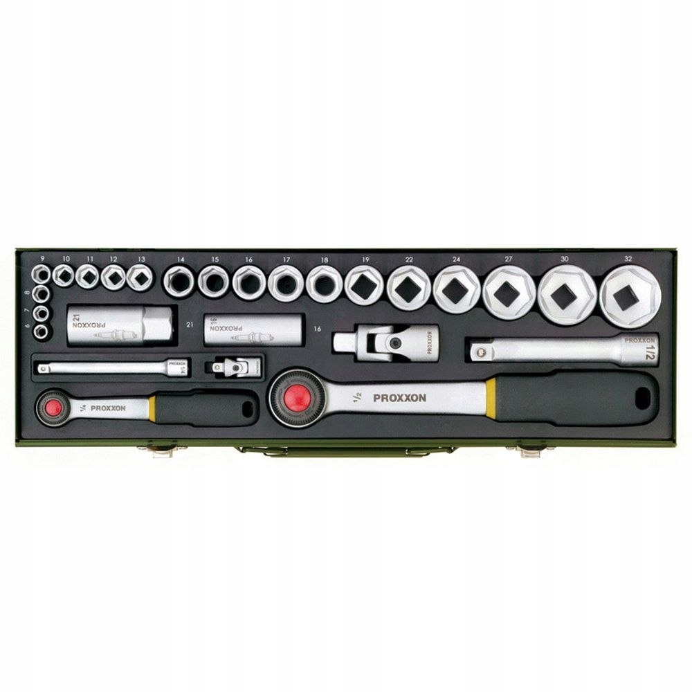 Sada nástrčných kľúčov s račňami 1/2 1/4