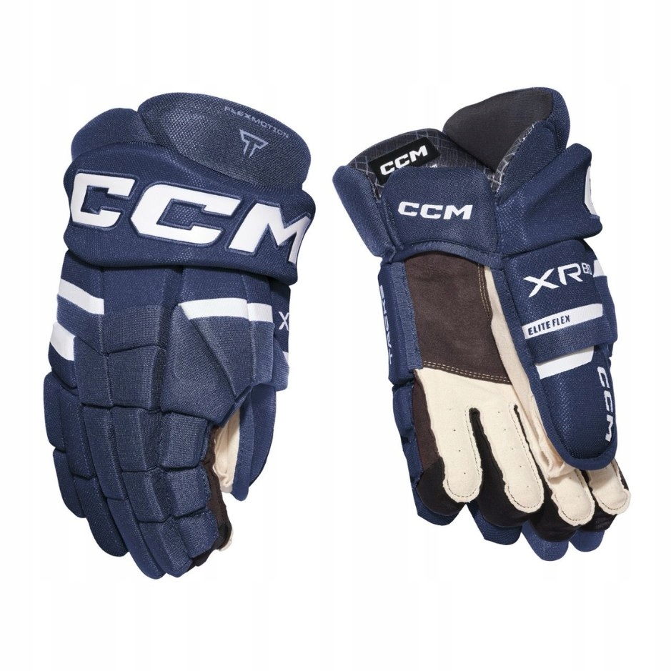CCM Hokejové rukavice CCM Tacks XR80 Sr, Senior, 14", tmavě modrá-bílá