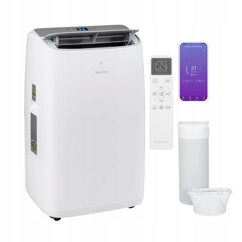 Klimatyzator przenośny WiFi 4w1 mocny osuszacz pilot Uv timer 3,5kW Froya