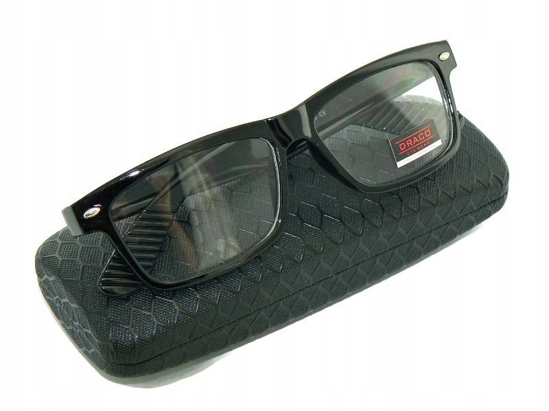 

Zerówki Okulary Damskie Wayfarery Czarne z Filtrem