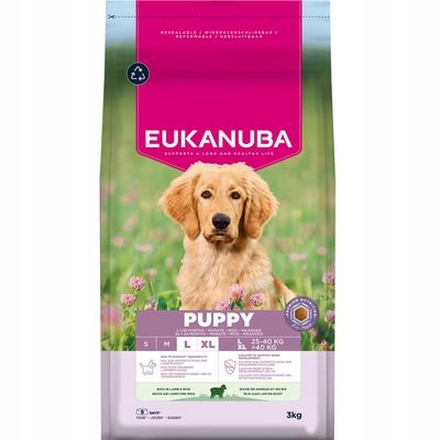 Levně Eukanuba Puppy Large & Giant Breed, jehněčí maso a rýže 12 kg