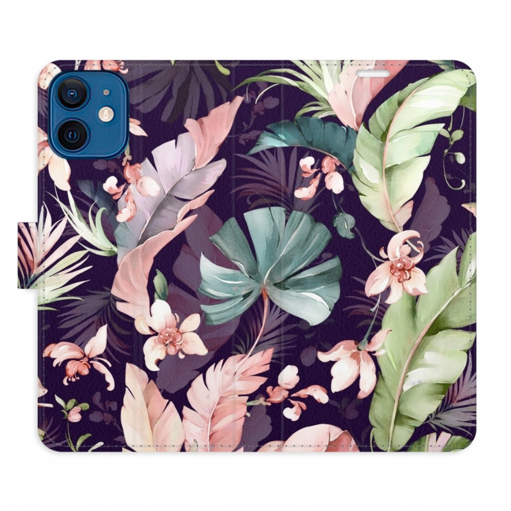 Etui z klapką iSaprio Flower Pattern 08 do iPhone 12 mini