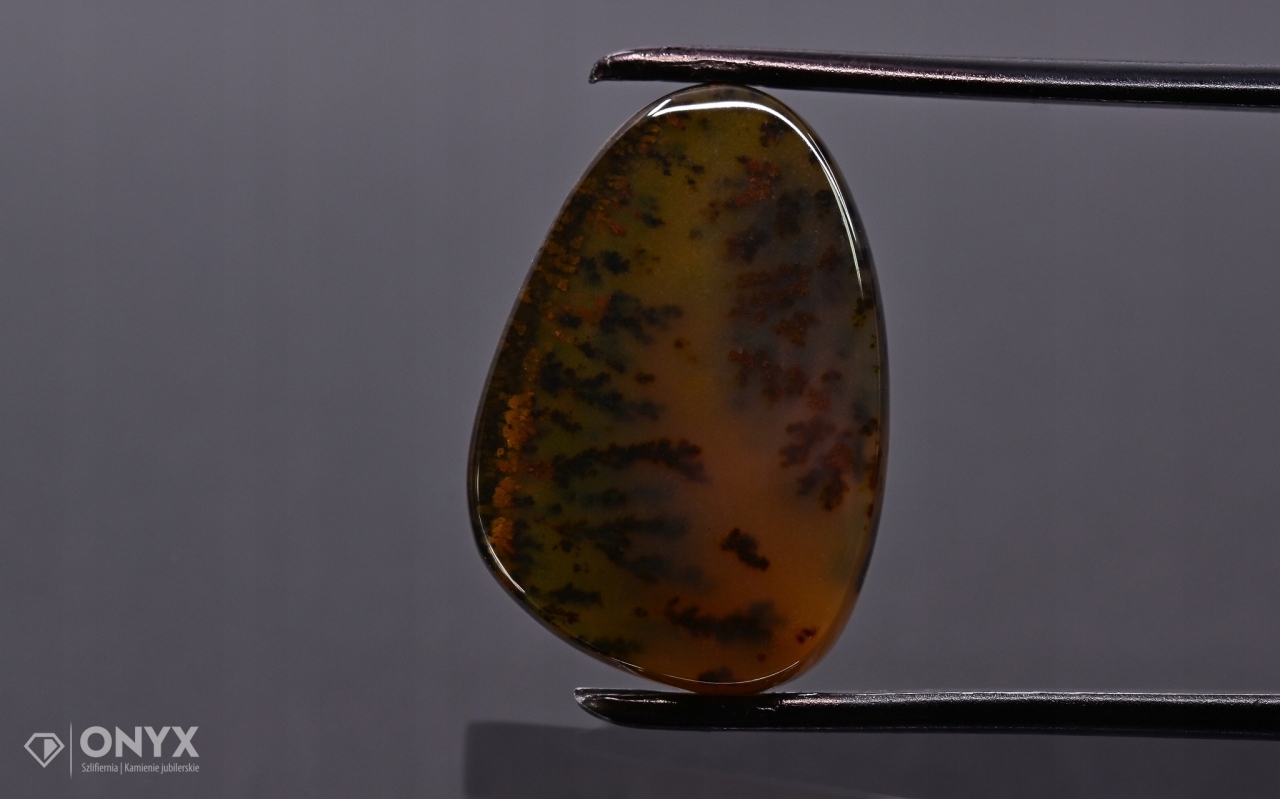 Dendritový achát z Kazachstánu nepravidelná destička