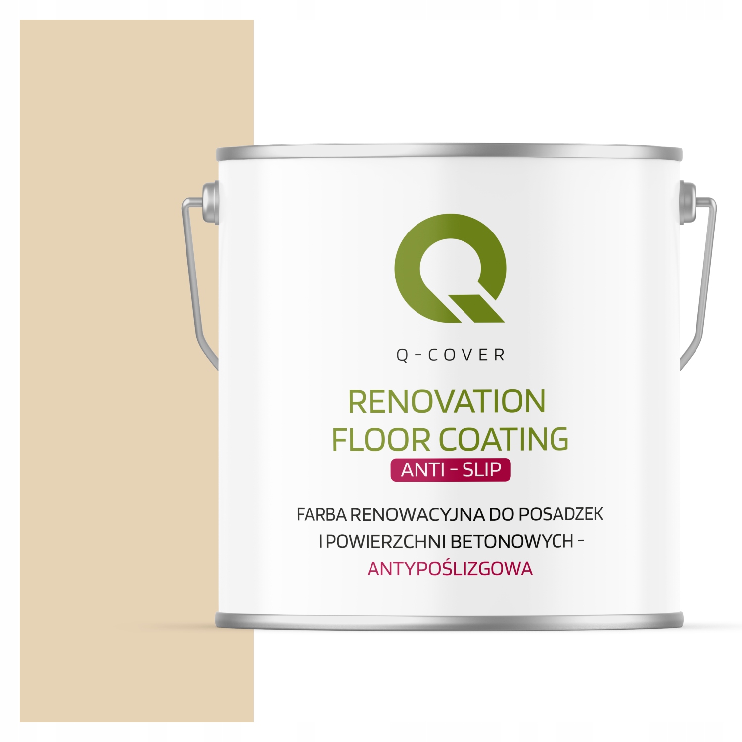 Barva Protiskluzová Uv Barva Na Podlahy, Krémově Béžová RAL1015 5L