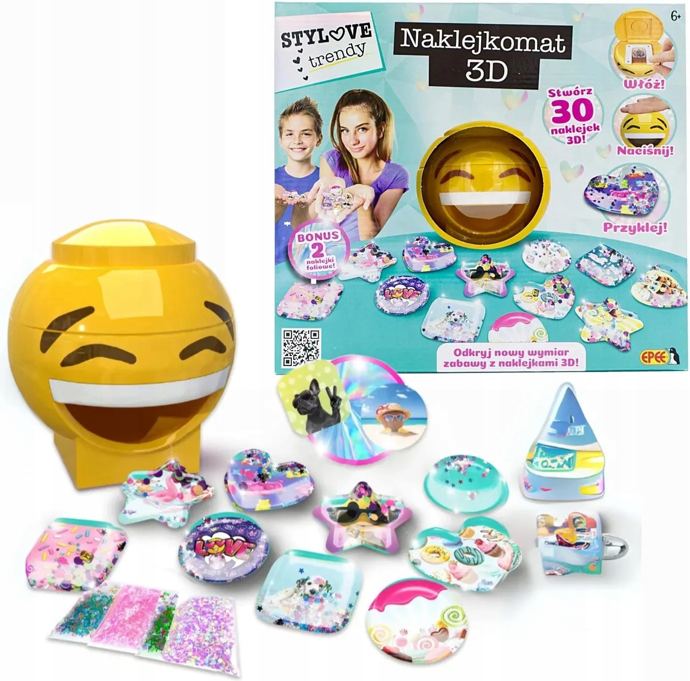 Kreatywny Zestaw Do Tworzenia Naklejek 3D Naklejkomat 3D Trójwymiar Epee