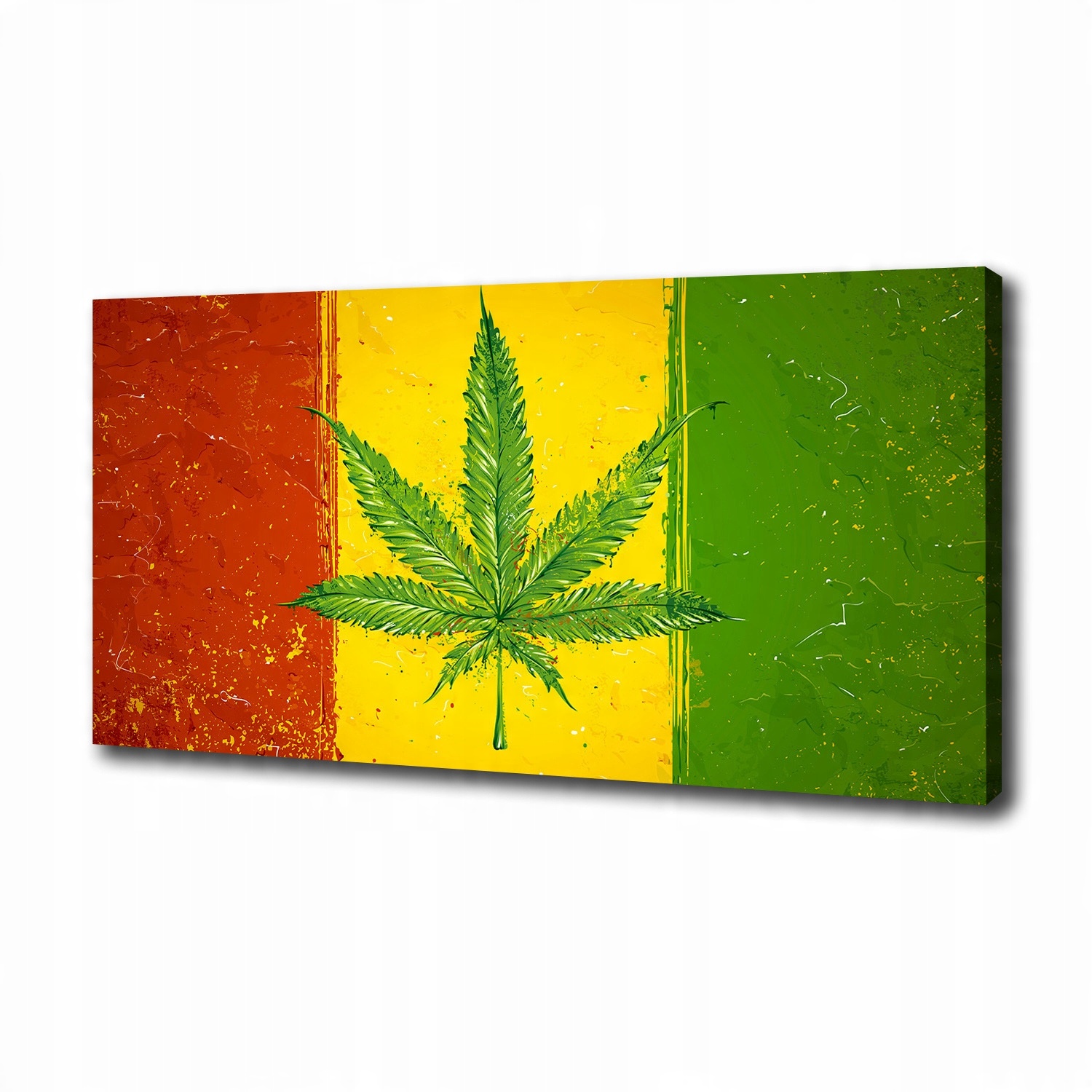 

Foto obraz canvas na ścianę Rasta flaga 100x50 cm