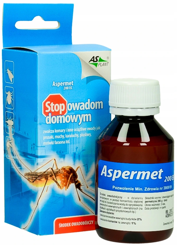 

Środek Oprysk Na Komary Kleszcze Muchy Aspermet