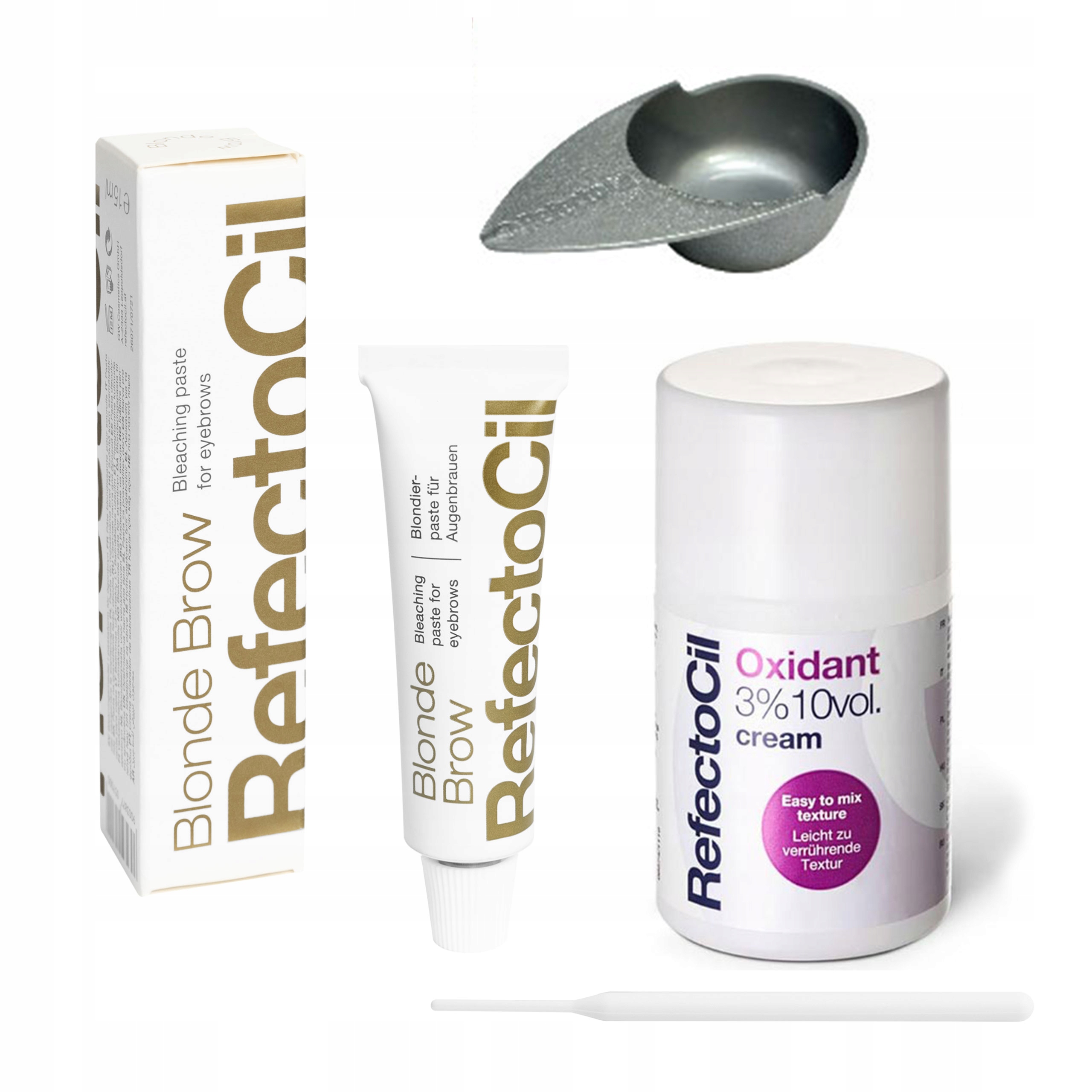 Blond Henna rozjasňující barva RefectoCil na obočí a řasy V Gelu sada