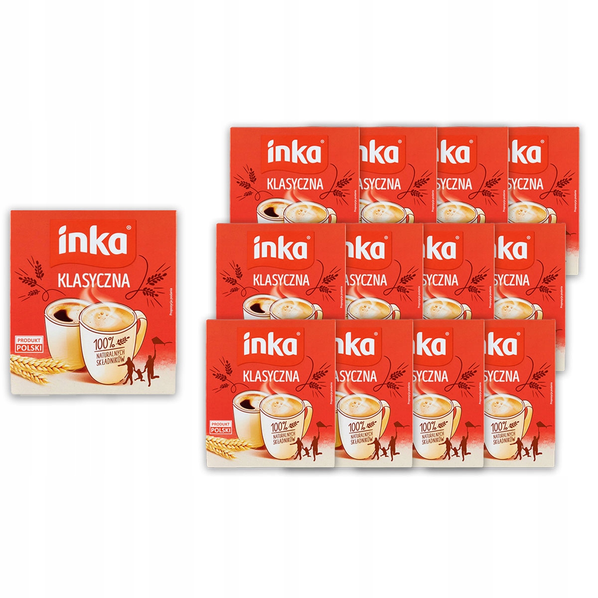 Levně Inka Rozpustná káva klasická 150 g x 12 kusů