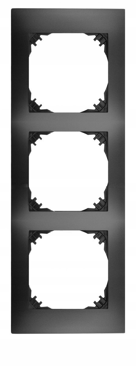 Rámeček trojitý Elektro-Plast Nasielsk černý 3873-61