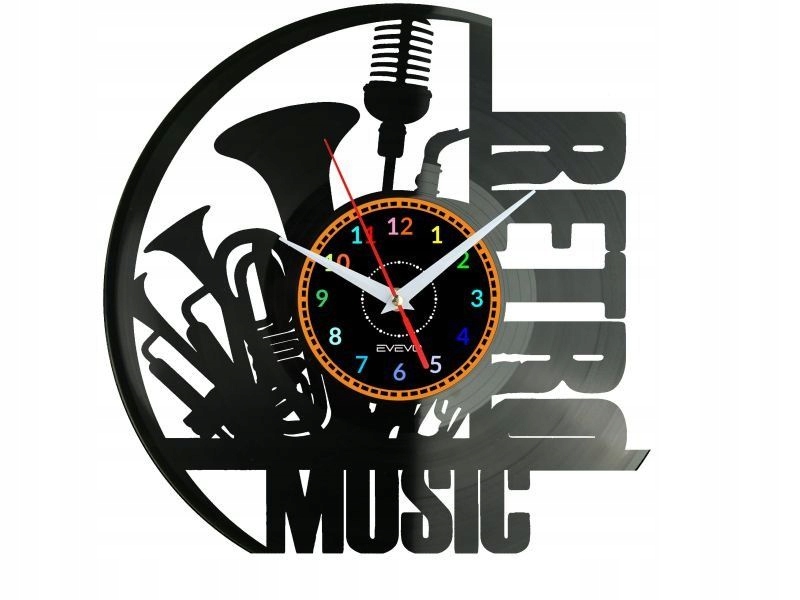 Music Jazz Nástěnné hodiny Vinylová deska Moderní dekorativní jako Dárek