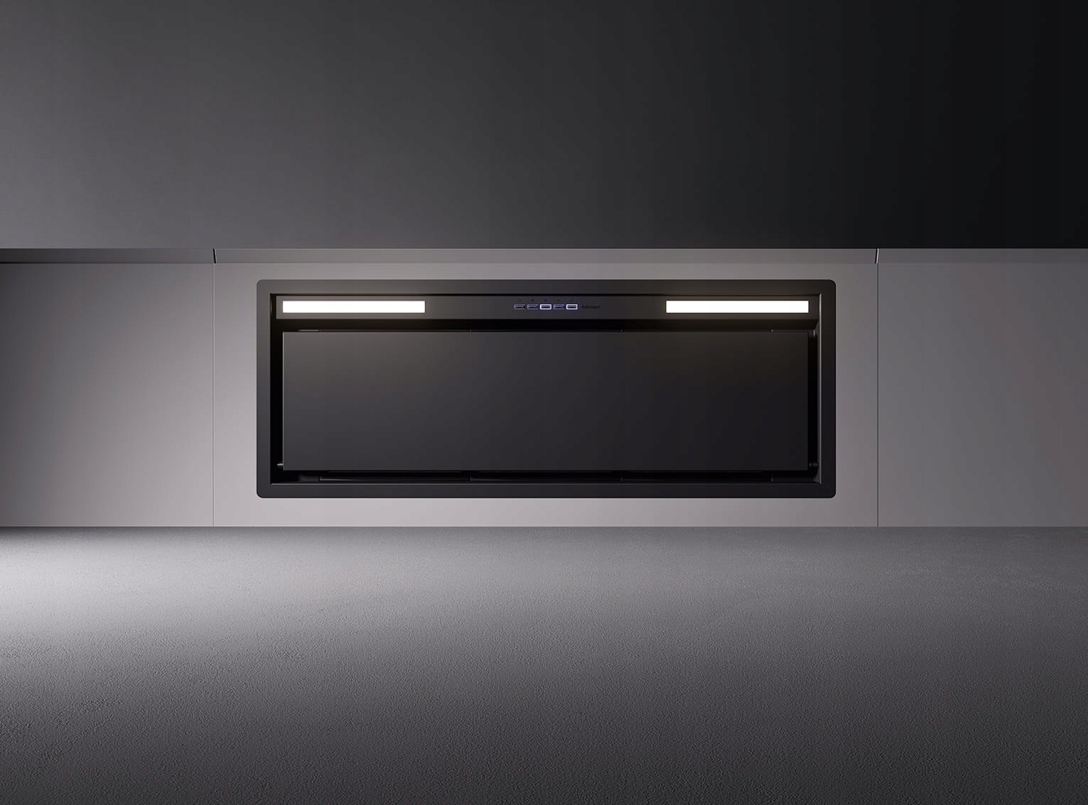 Vstavaný odsávač pár Falmec Motorová skupina Plus 70 Čierny