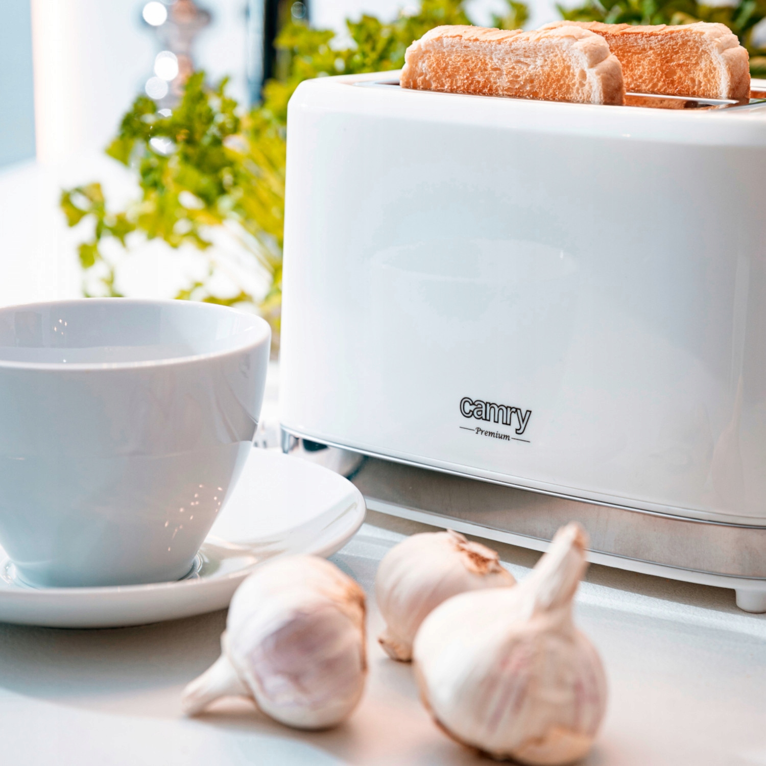 Toster opiekacz tosty do kanapek 900W biały regulacja temperatury sandwich Model CR32191