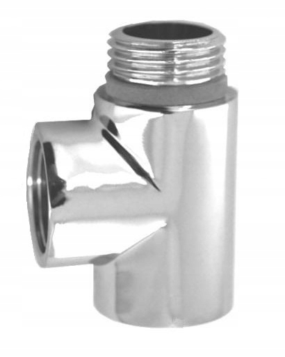 TRÓJNIK RÓWNOPRZELOTOWY MOSIĘŻNY CHROMOWANY 1/2"x1/2"x1/2" CALA GW GZ DN15 Stan opakowania oryginalne