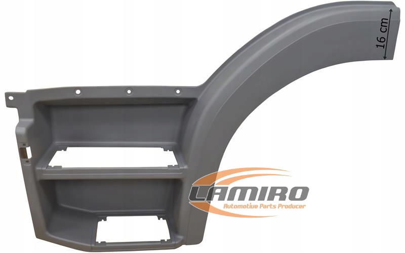 13911EXSMC - MERCEDES ATEGO 1317 ОТСЕК СТУПЕНИ ЛЕВОЕ КРЫЛО