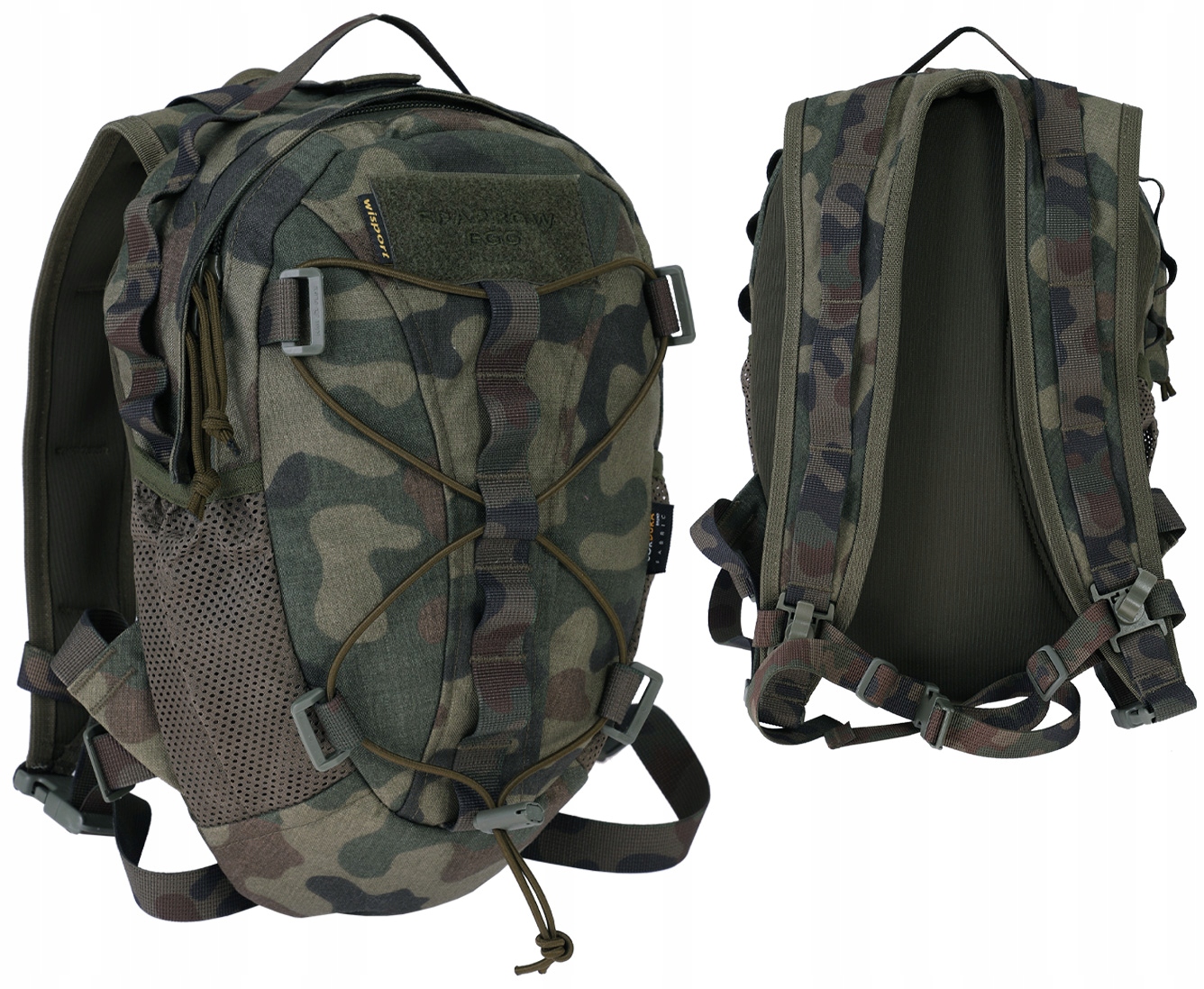 Taktický Batoh Wisport Sparrow Egg 10L váží 93 g