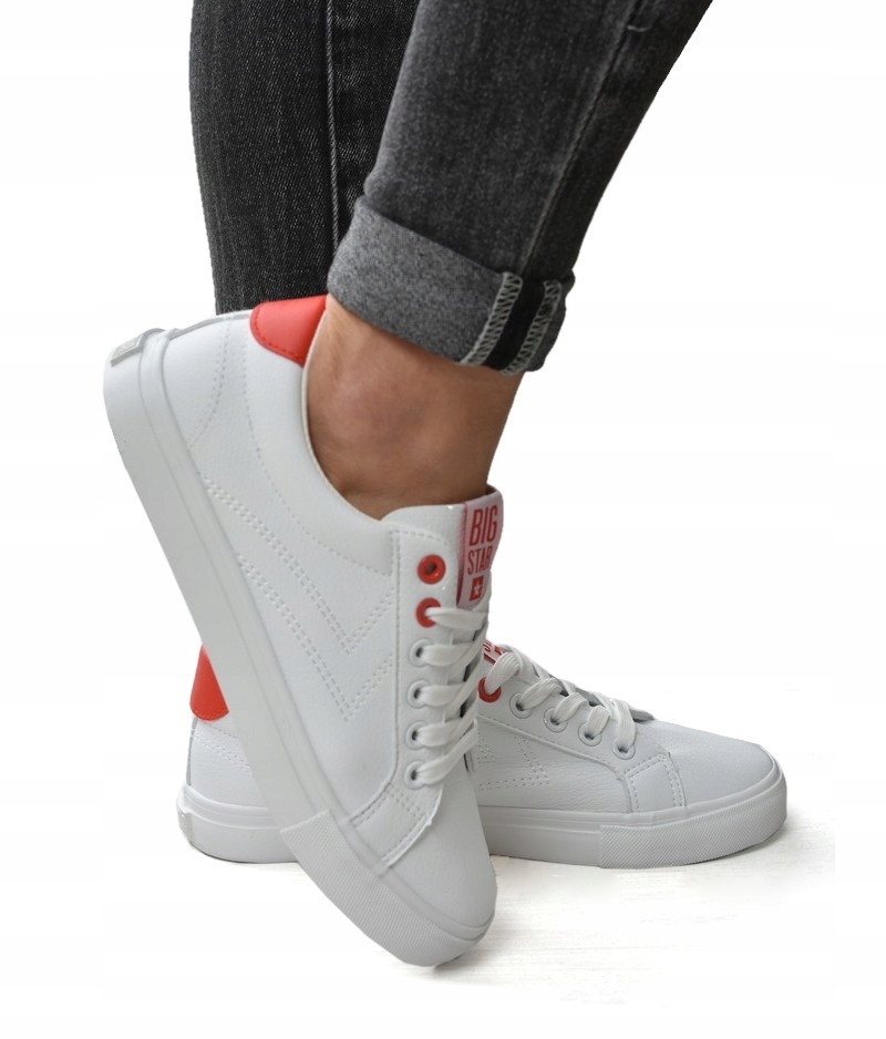 

Trampki damskie Big Star BB274210 - Białe 39