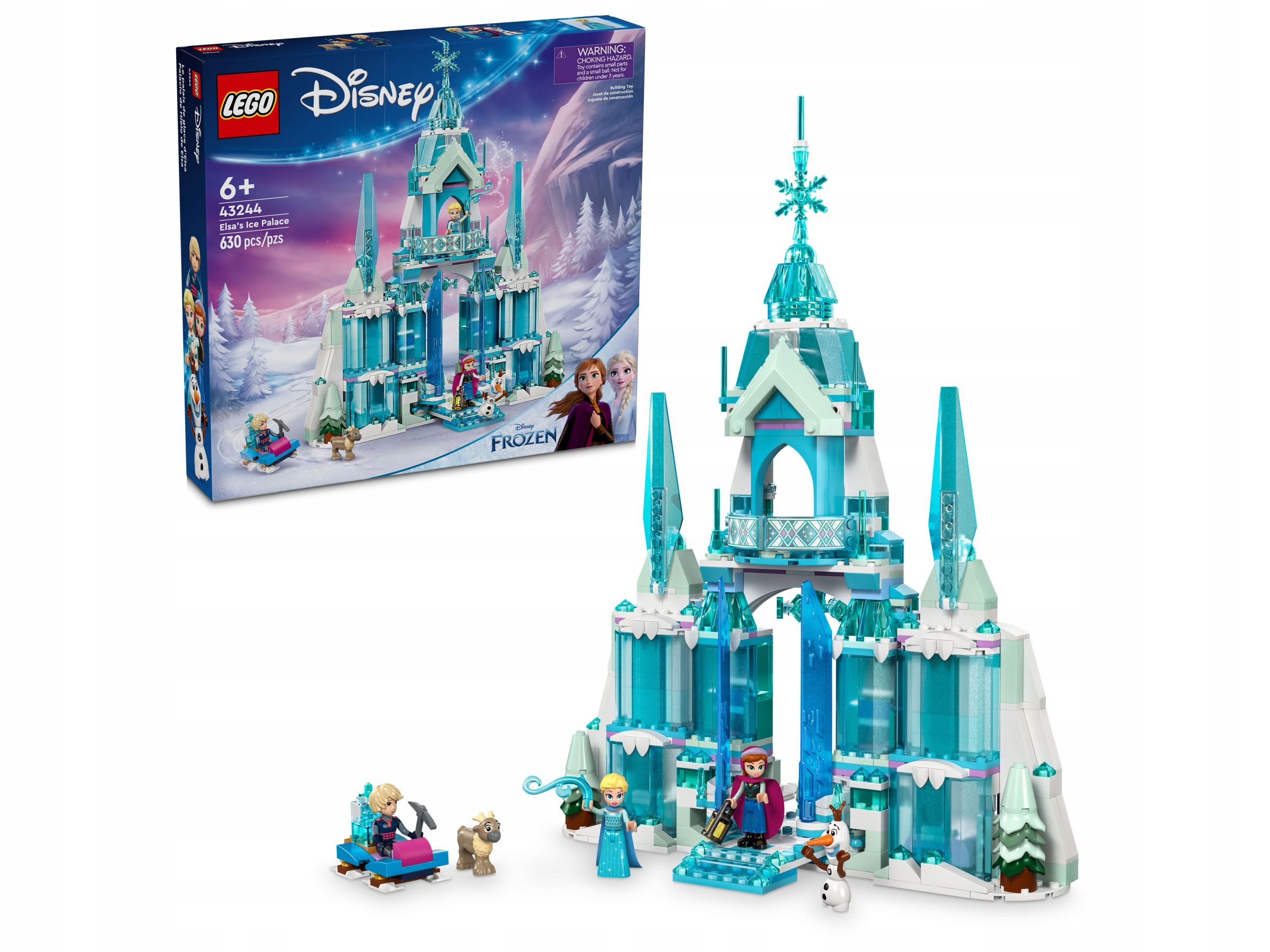 stavebnice Lego Disney 43244 Ledový palác Elzy Ledové Království Frozen