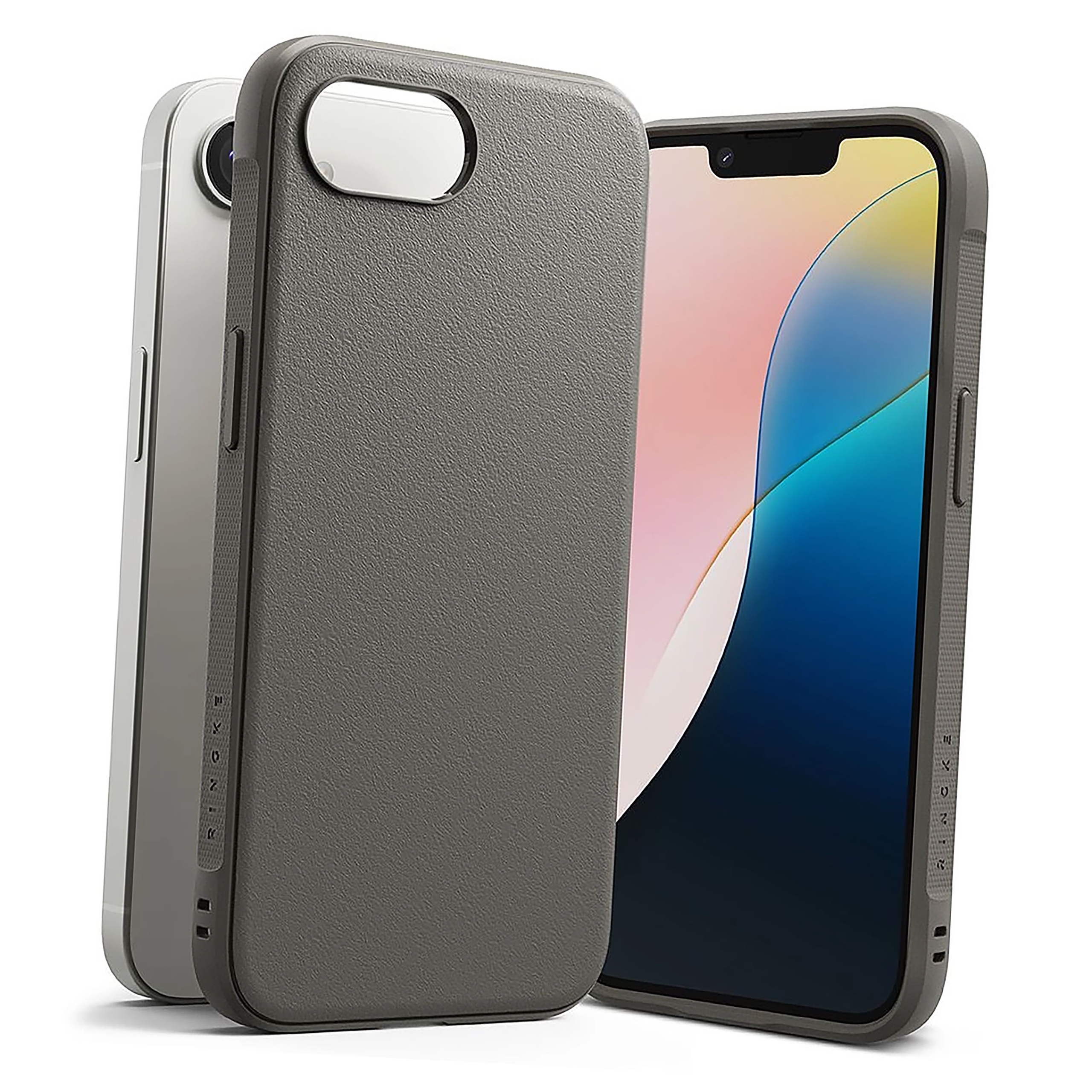 Plecki Etui Ringke Onyx do iPhone 16e szare
