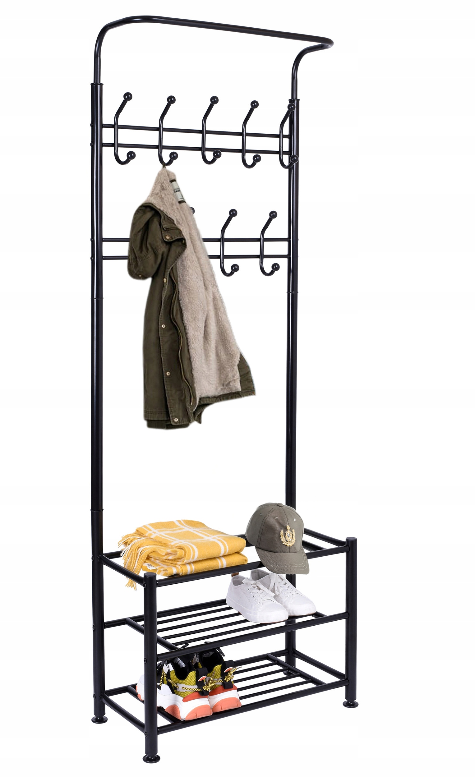 Stojanový Věšák Do Předsíně S Policemi Na Oblečení A Boty Arventa Style
