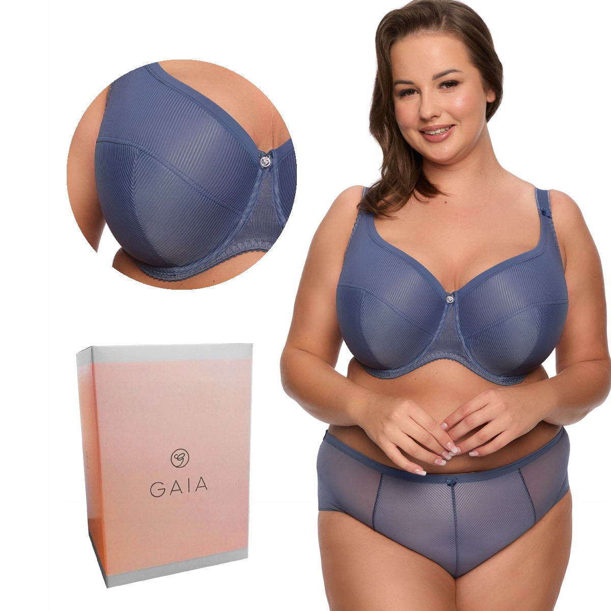 Podprsenka Semi-Soft Sonia Maxi 1058 polovyztužená jeans 90G