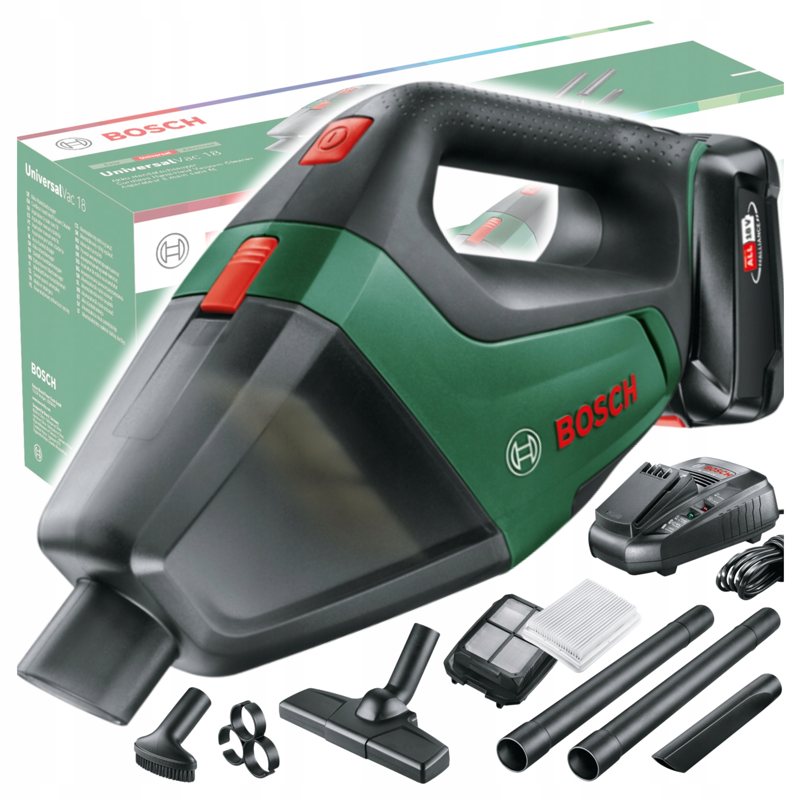 Bosch Diy UniversalVac 18 Akumulatorowy odkurzacz 1xPBA 2,5Ah 06033B9103