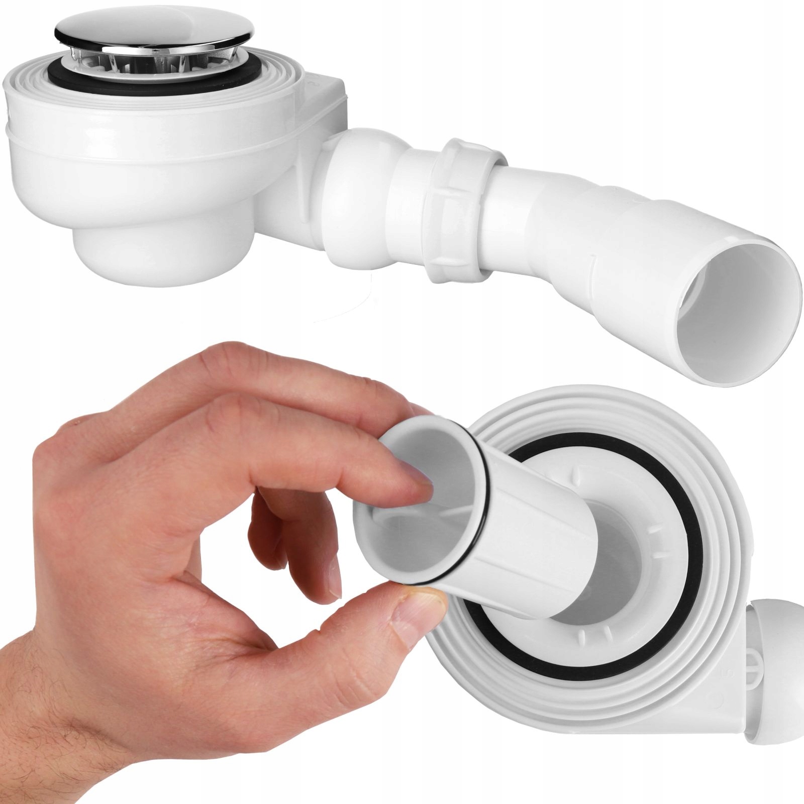 Syfon brodzikowy do brodzika 50mm czyszczony od góry Radaway Turboflow TB50