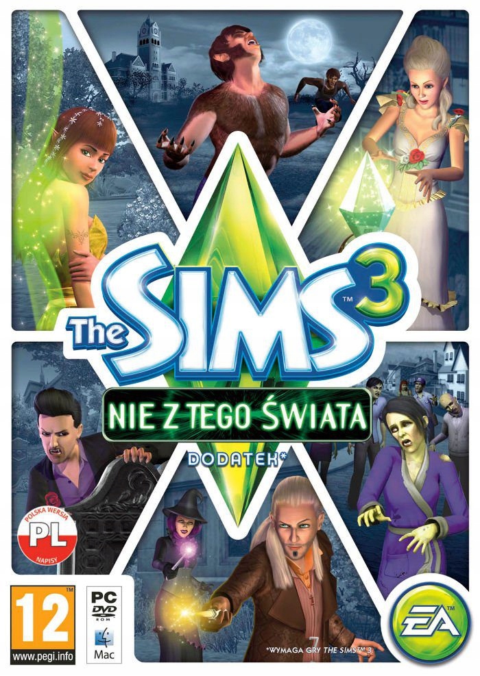 The Sims 3 Supernatural Klucz Ea App Origin CD Key Bez Vpn