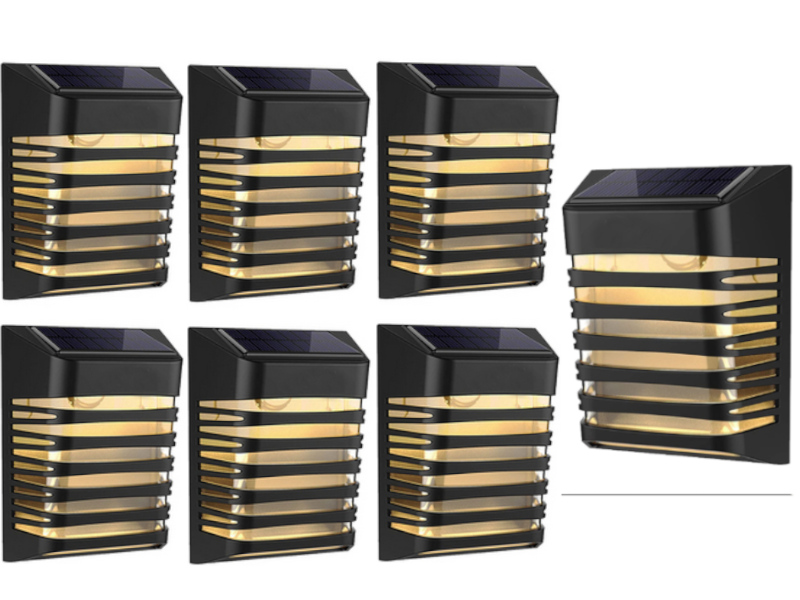 7 x Solární Led lampa na Terasa Balkon se senzorem soumraku