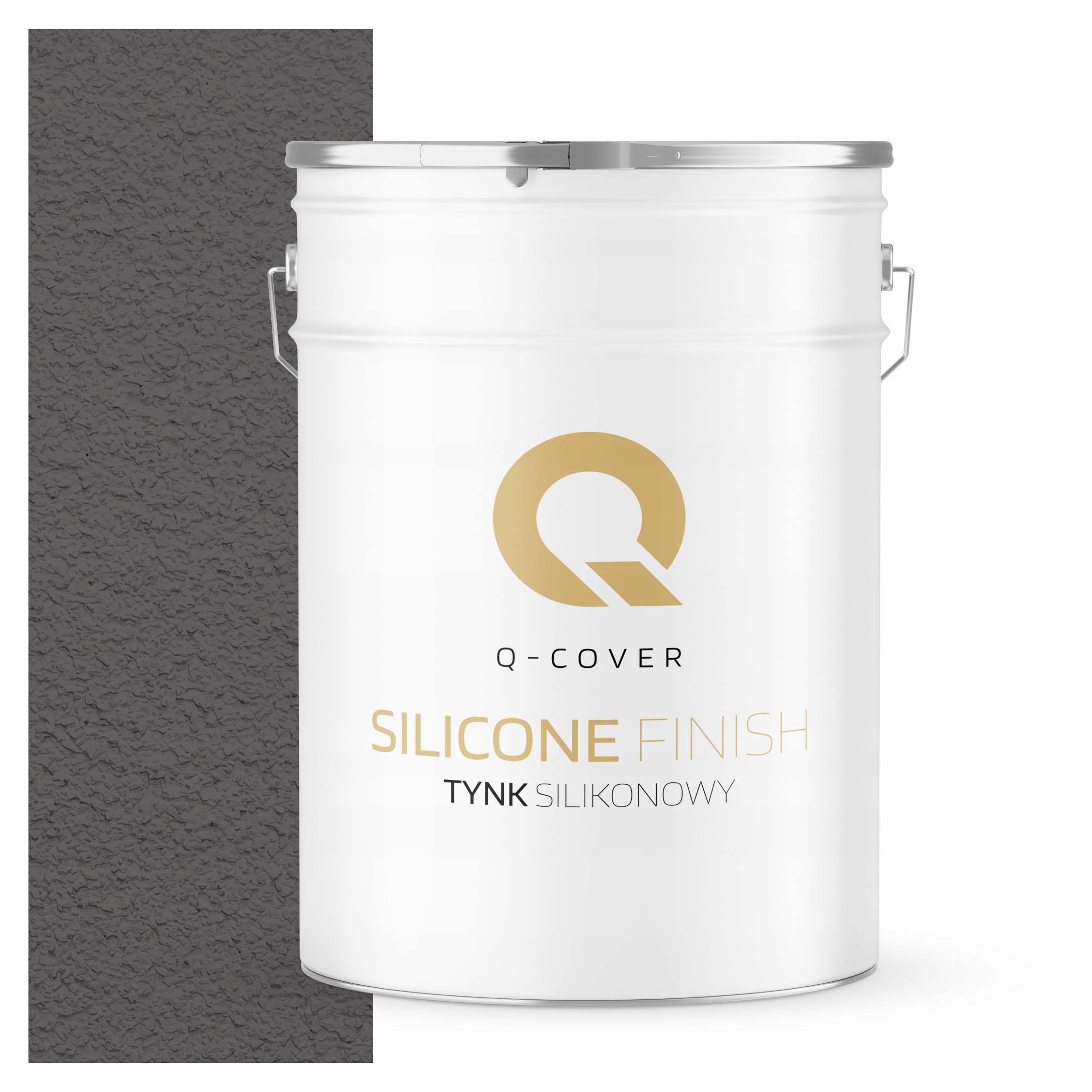 Fasádní Silikonová Omítka Šedá Tmavá 25 Kg Beránek Granulace 1.5 mm F276