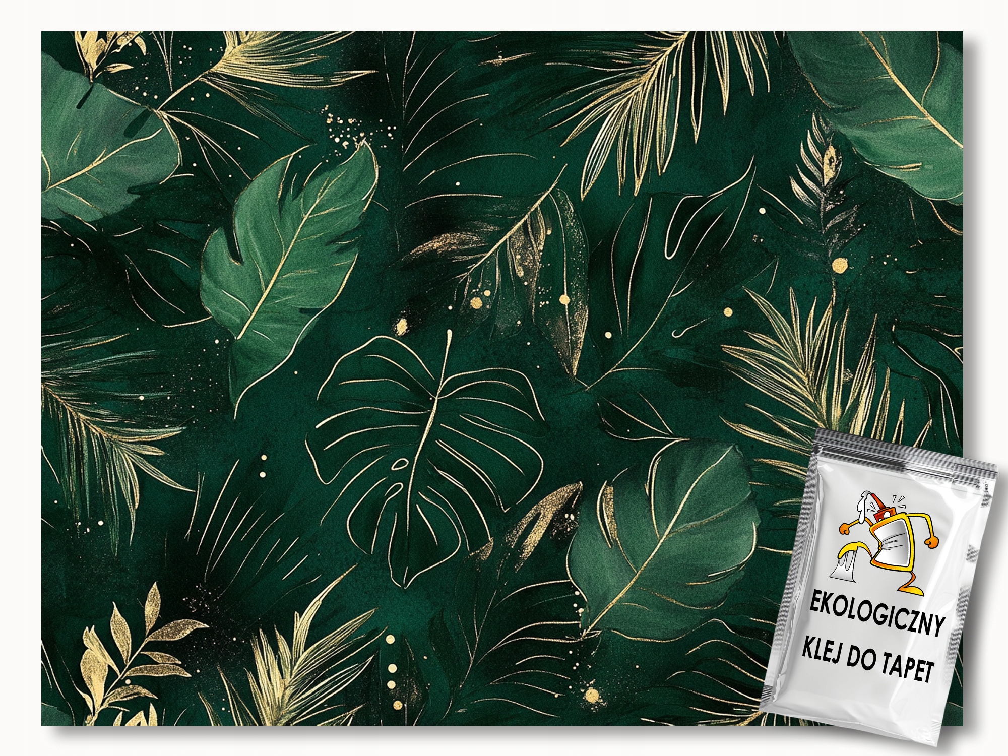 Fototapeta Flizelina Rostliny Listy Monstera Palma Glamour 400x280 155g