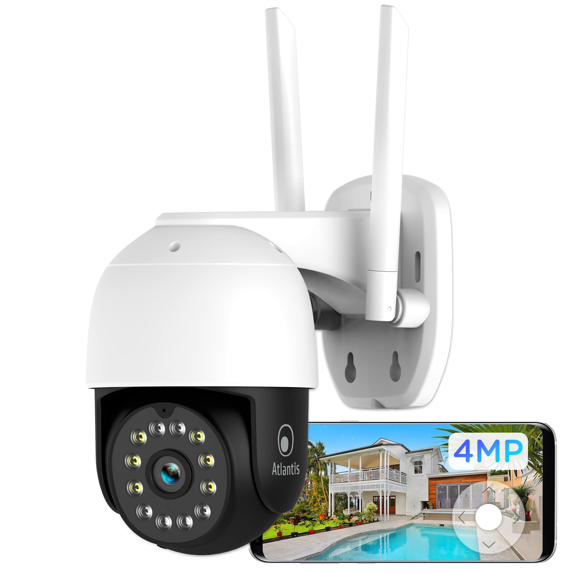 Zewnętrzna bezprzewodowa kamera Wi-Fi Atlantis