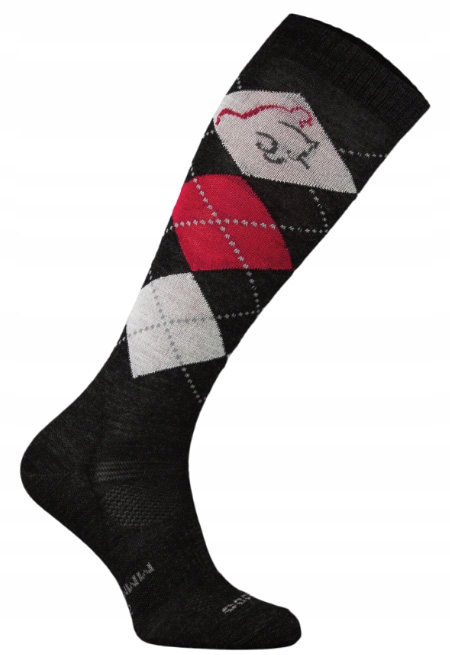 Skarpety jeździeckie wełna merino Spjw gf-ce 35-38