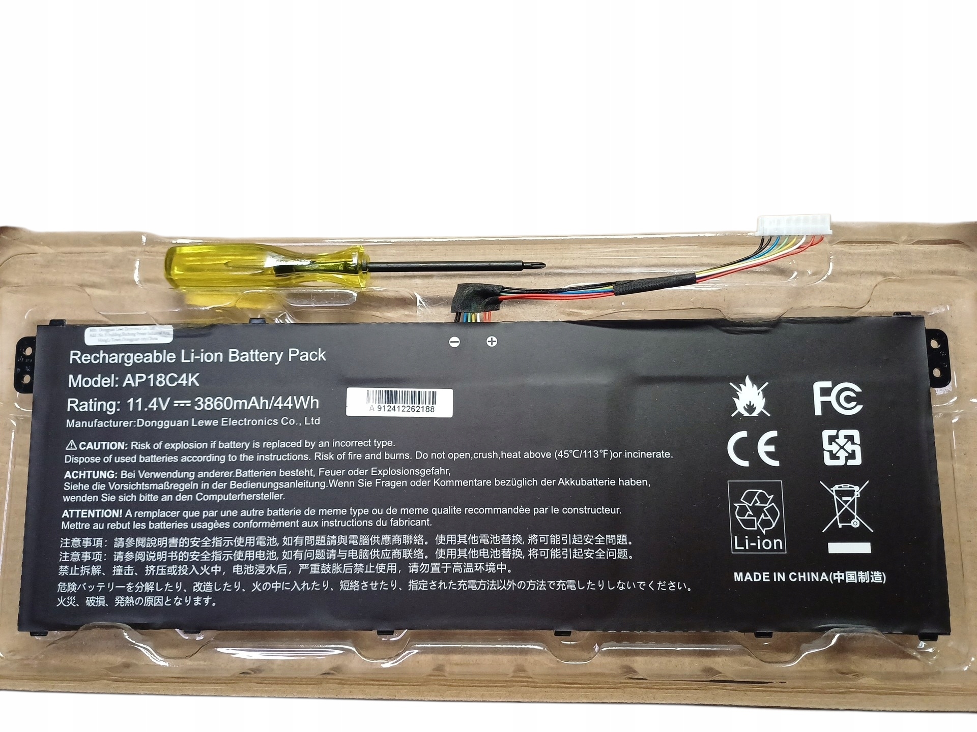 Bateria do Laptopa Acer AP18C4K – 3860mAh 44Wh zamiennik