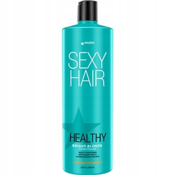 Sexy Hair Bright Blonde Nivelační kondicionér Žluté odlesky 1000 ml