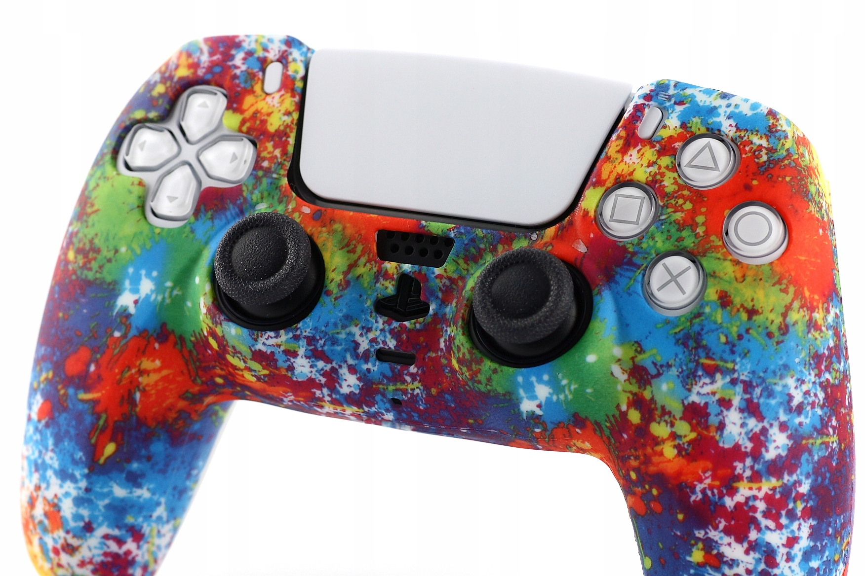 OSŁONA POKROWIEC SYLIKON ETUI SILIKONOWE pada PS5 Splashing Paint