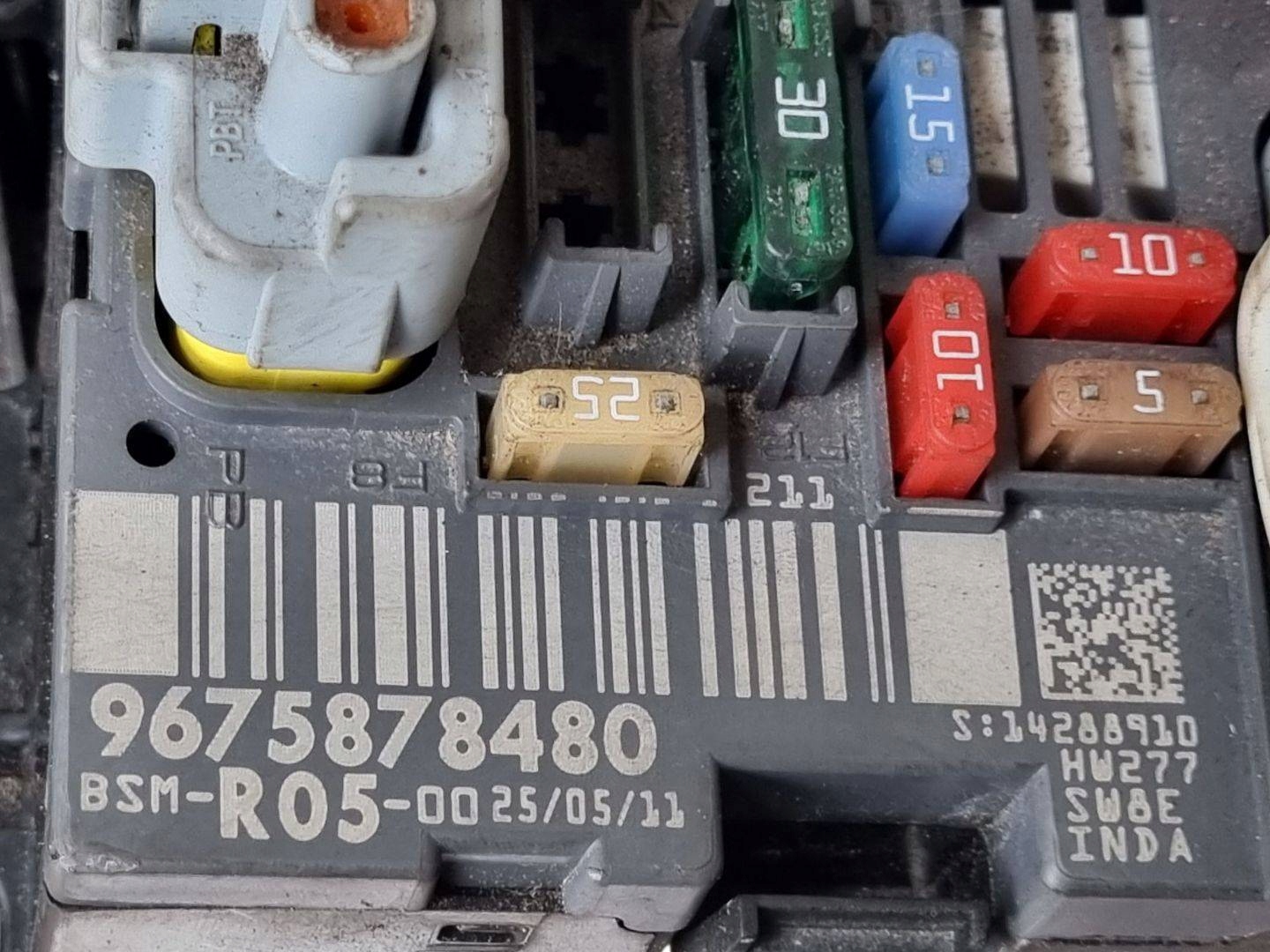 modul BSM Peugeot 308 facelift 2011 9675878480