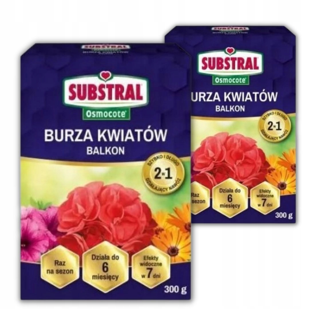 Nawóz Osmocote Burza Kwiatów Substral 300g x 2 szt